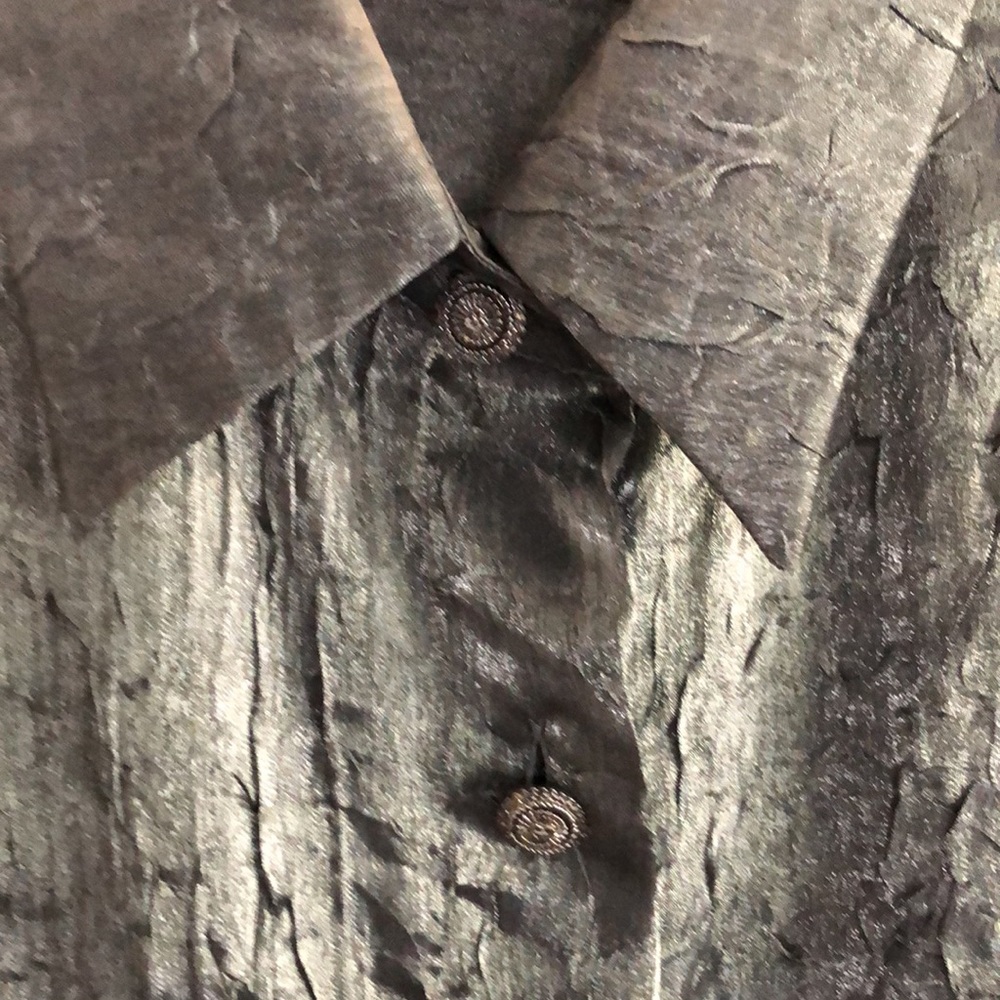 Griffith Gray For St John Button Down Tunic In Me… - image 2